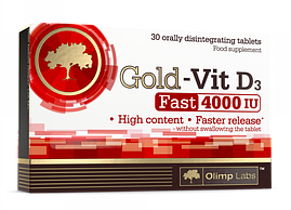 Olimp Gold-Vit D3 Fast 4000 IU 30 tabs