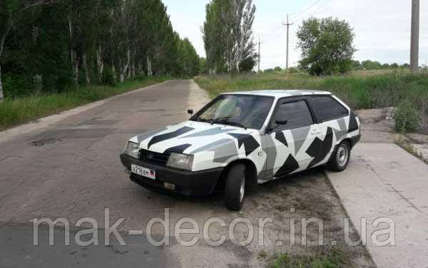 Наклейки на авто - Тюнинг камуфляж "Осколки" 60х100 см 2 шт
