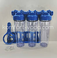 Система корпусів фільтрів 10 DP — TRIO 1/2"