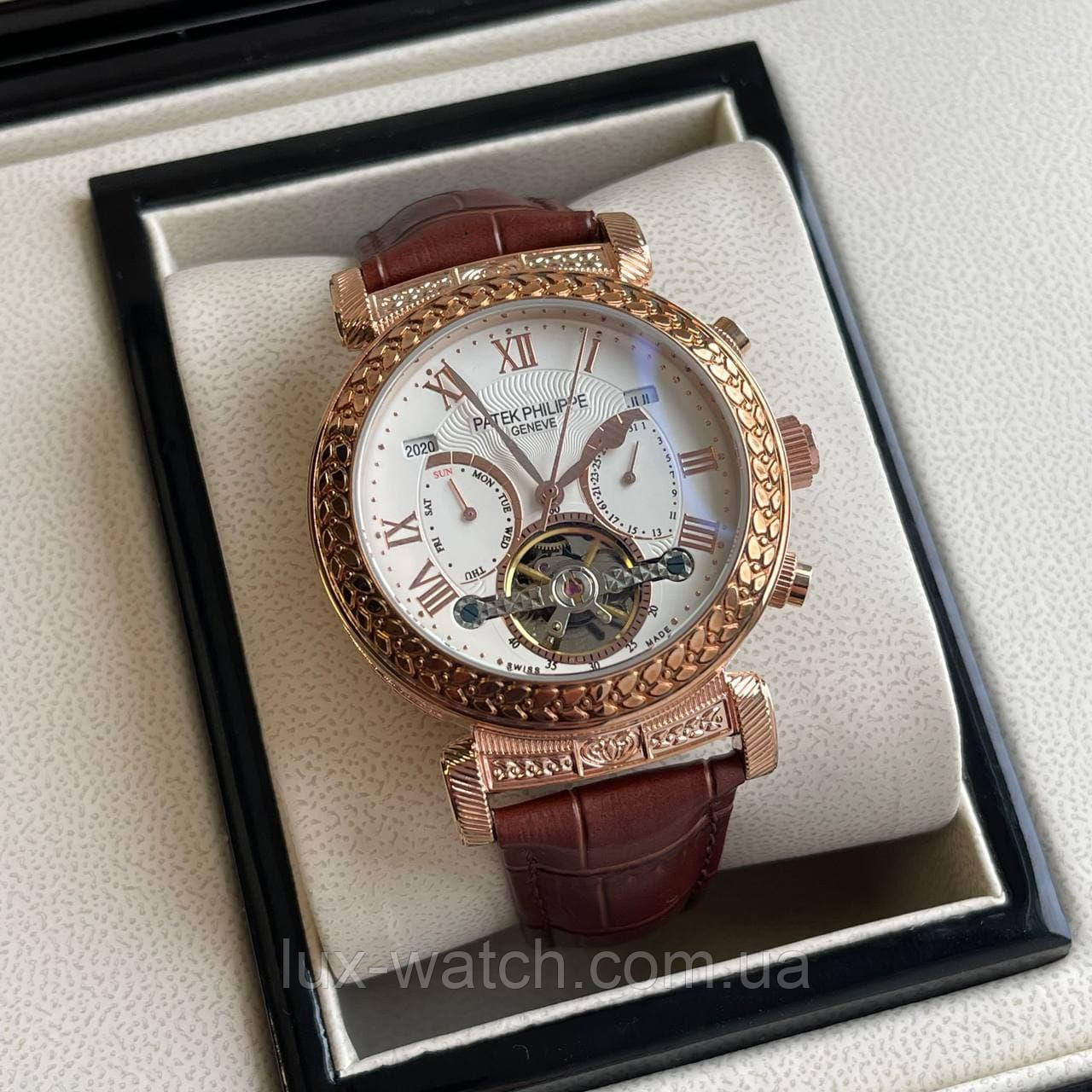 Часы наручные /P/a/t/e/k/ P/h/i/l/i/p/p/e/ Grand Complications Power Tourbillon Brown-Gold-White