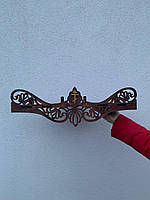 Іконостас на 1 поличку, поличка під ікони (кутовий, темний)