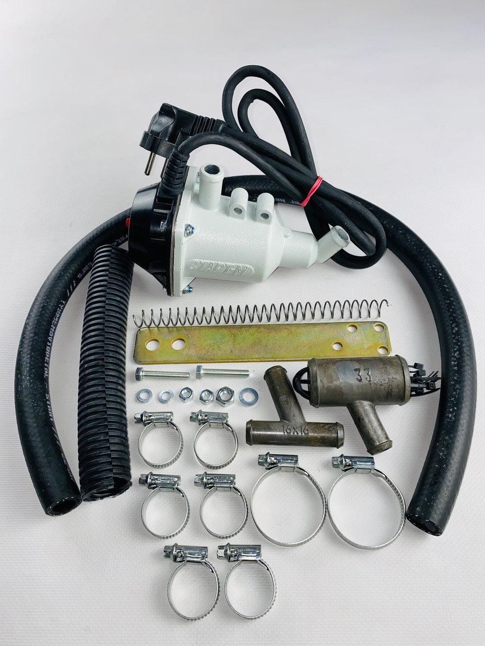 Предпусковой электроподогреватель двигателя Peugeot Boxer дизель, Старт-М 1,5-2квт +монтажный комплект - фото 3 - id-p1529705941