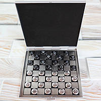 Игровой набор шашки и шахматы на магнитах, карманный в дорогу 2 в 1 (Настоящиее фото)