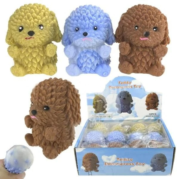 Антистрес іграшка для рук Песик набір 12 шт, фото 1