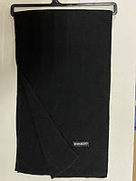 Мужской шарф серый и черный 175*25 см