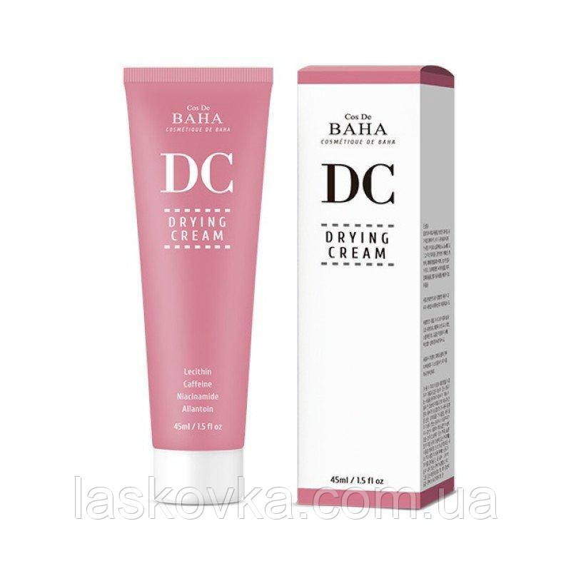 Крем для жирної шкіри з лецитином DC Drying Cream Cos De BAHA, фото 1