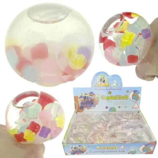 Ручний антистрес іграшка Кулька з намистинами набір 12 шт, фото 1