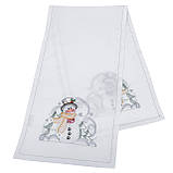 Наперон Новорічний з вишивкою 40x140 см., фото 5