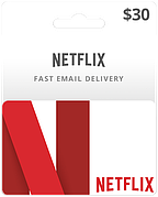 Netflix Gift Card 30 USD (US-регіон)