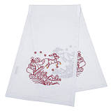 Наперон Новорічний з вишивкою 40x140 см., фото 6