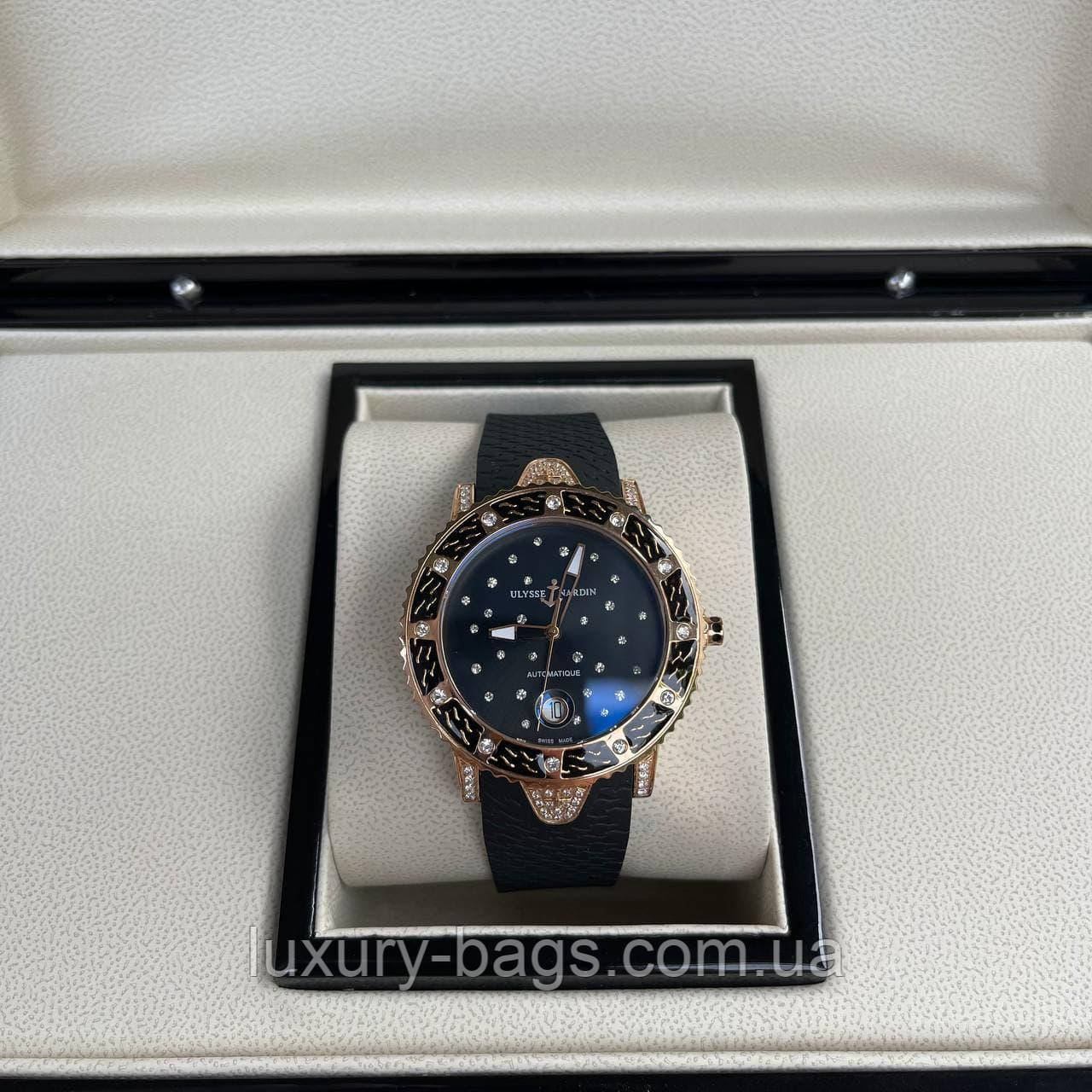 Годинник наручний/U/l/s/s/s/ N/a/r/d/i/n/Marine Lady Diver Starry Night Black-Gold-Black