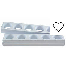 Форма для десертів HEART 143 мл, 10 шт Martellato (MONOP. A007)