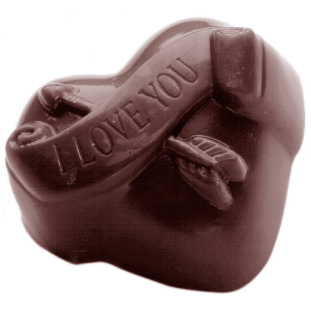 Форма для шоколаду "серце" 39x31x18 мм, 3х7 шт., 16 г Chocolate World (1470 CW)