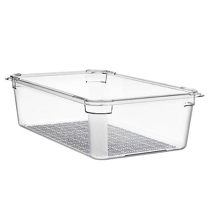 Гастроємність із полікарбонату перфорована GN 1/1 h-15 см 8,35 л Araven (09825), фото 1