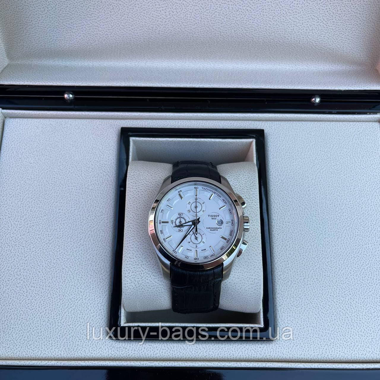 Годинник чоловічий наручний ⁇ T ⁇ i ⁇ s ⁇ o ⁇ t ⁇ LT60 Chronograph Silver-White-Black
