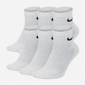 Шкарпетки Nike Everyday Cush Ankl (6шт) SX7669-100
, Білий, Розмір (EU) — 42-46