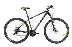 Велосипед MTB гірський 27,5 Avanti Canyon PRO гідравліка 17" чорно-зелений