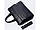 Класична шкіряна сумка портфель для ноутбука або документів А4 Tiding Bag-27A Чорна, фото 6
