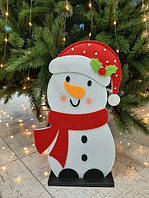 Новогодняя фигура из фетра Снеговик, 46,5*27,5*6 см "House of Seasons"