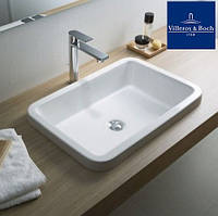 Врезной прямоугольный умывальник 615х415х170 Villeroy&Boch Omnia Architectura