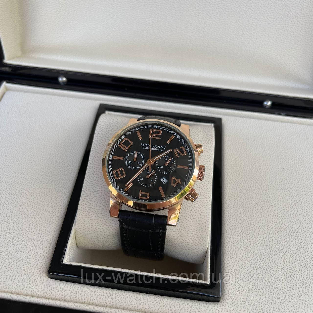 Часы наручные /M/o/n/t/b/l/a/n/c/ TimeWalker Chronograph Black-Gold-Black