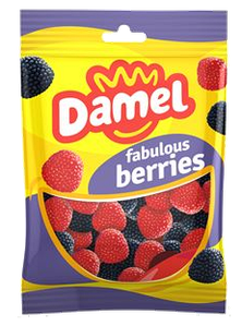 Желейні цукерки Damel Berries ягоди, 80 г без глютену 18шт/ящ