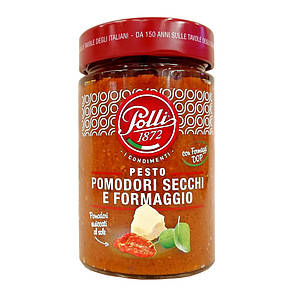 Соус песто Polli Pesto Secchi E Formaggio 190г, 12шт/ящ