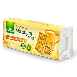 Печиво GULLON Diet Nature Tea Biscuit до чаю без цукру, 200г, 15 шт/ящ