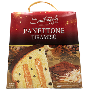 Панеттон Panettone Santangelo alla tiramisu з тирамісу, 908г, 6шт/ящ