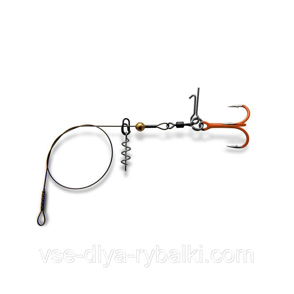 Сталевий повідець STINGER PIKE RIG ST36 ORuv № 2, фото 1