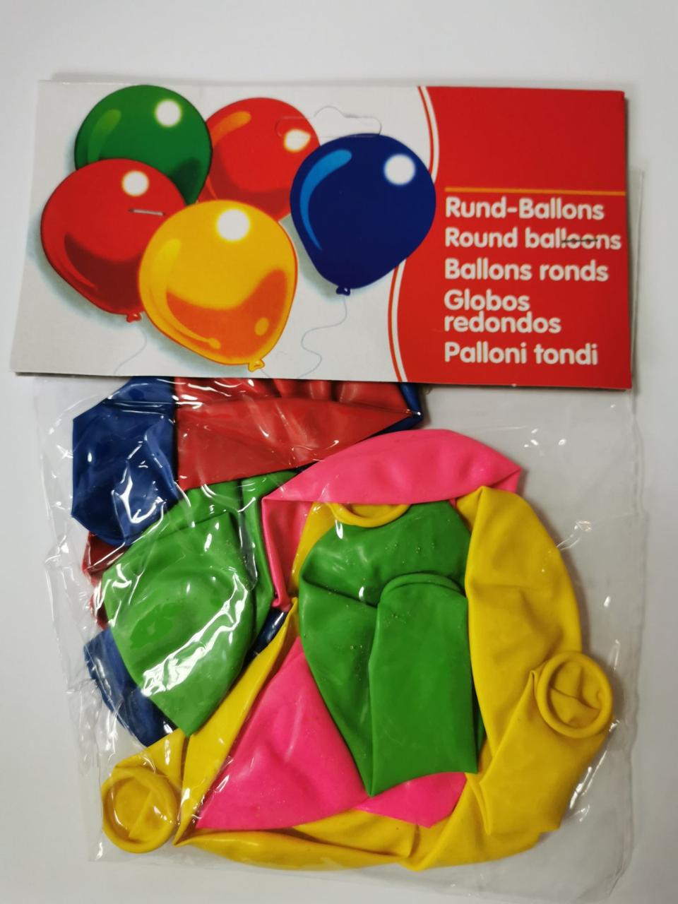 Повітряні кульки асорті - набір з 10 штук (201264)