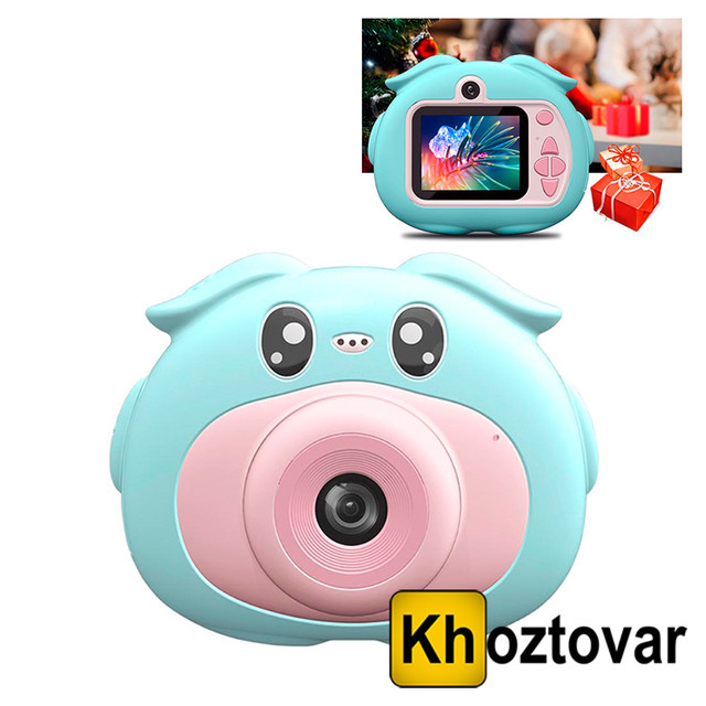 Дитяча цифрова камера "Свинка" Baby Camera Pig