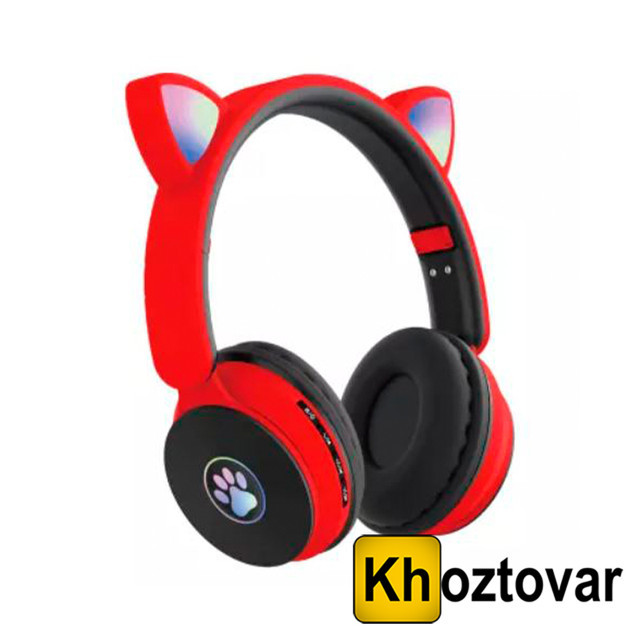 Бездротові навушники CATear ST77 LED | Світяться котячі вушка