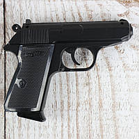 Подарочная зажигалка пистолет Leather macine 508 металлический (Оригинальные фото)