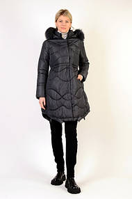 Женские пальто с натуральным мехом оптом Monte Cervino, лот - 4 шт. Цена: 45 Є 1