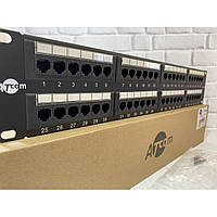 Патчпанель 19" Atcom 48 портів UTP 2U cat.5 (Р5148)