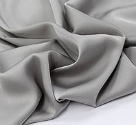 Ткань Шелк Армани 95 г/м2,качество, цвет серый 100% полиэстер