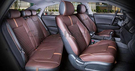 Повний комплект авточохлів CarFashion, модель SECTOR PLUS