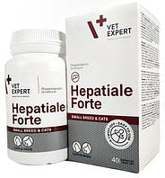 Гепатиале Форте HEPATIALE FORTE SMALL BREED VETEXPERT гепатопротектор для кошек и собак мелких пород, 40 капс