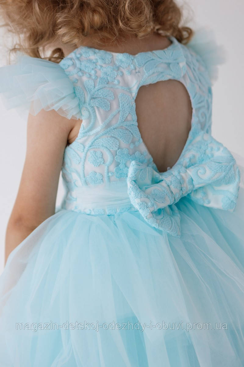 Нарядное платье для девочки Suzie бирюза р. 80 - фото 3 - id-p1529954659