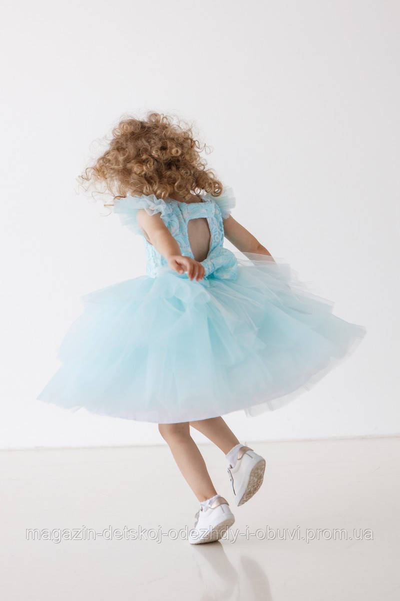 Нарядное платье для девочки Suzie бирюза р. 80 - фото 9 - id-p1529954659
