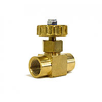 Кран 1/4 голчастий прямий тонкого регулювання