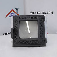 Чавунні печені дверцята 25 х 25 см