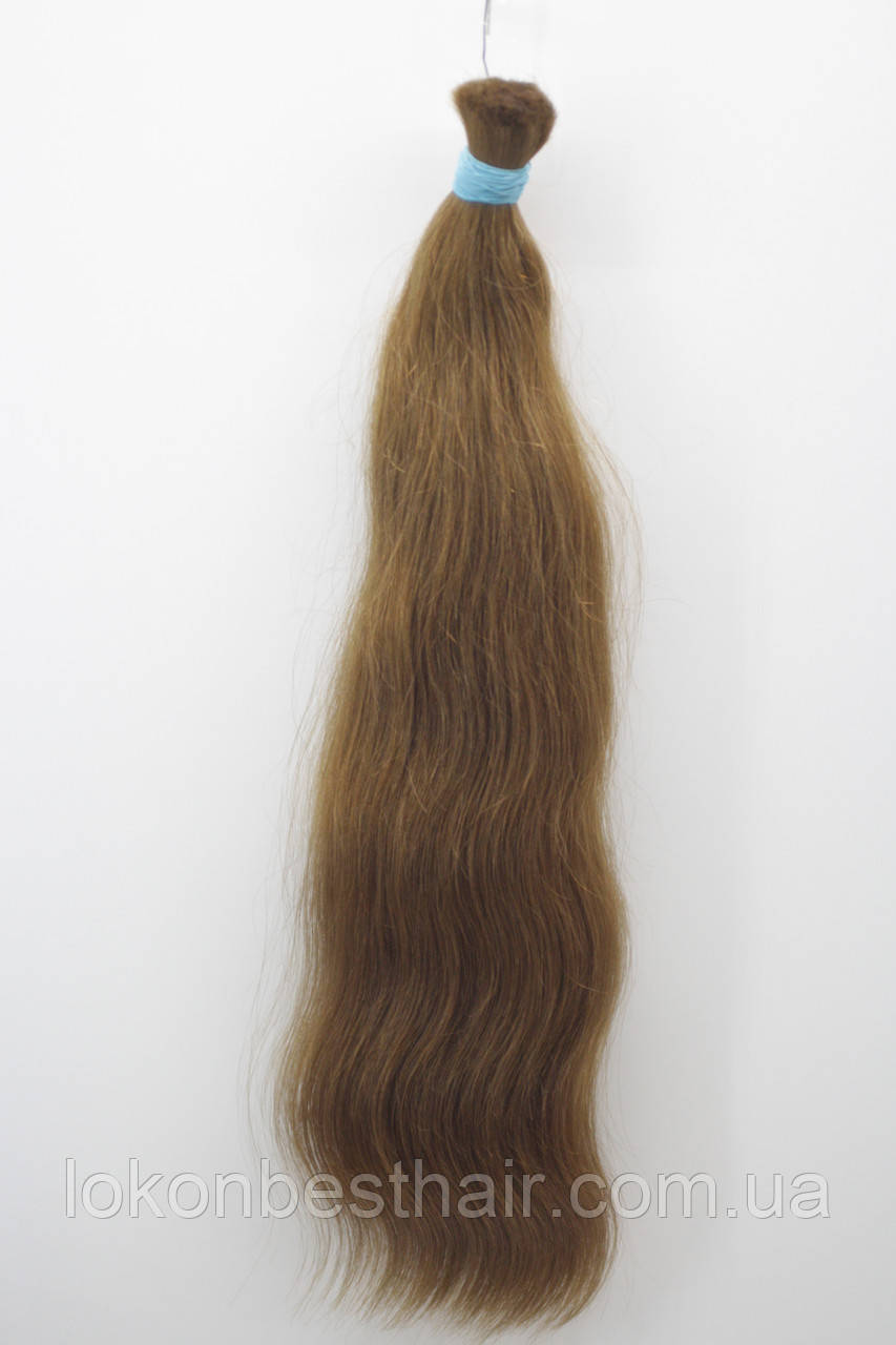Русые 100% славянские волосы для наращивания с ГУСТЫМИ концами 42 см, 99 грамм - фото 6 - id-p1529970679