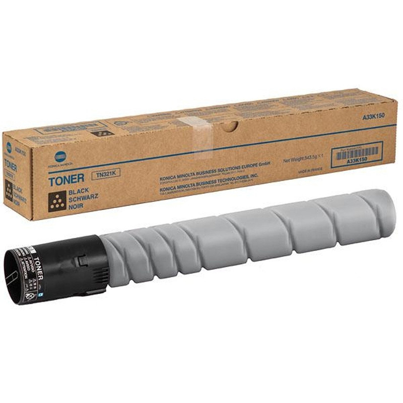 Тонер-картридж Konica Minolta TN321K A33K150 Black до Konica Minolta Bizhub C224 C224e C284 C284e C364 C364e