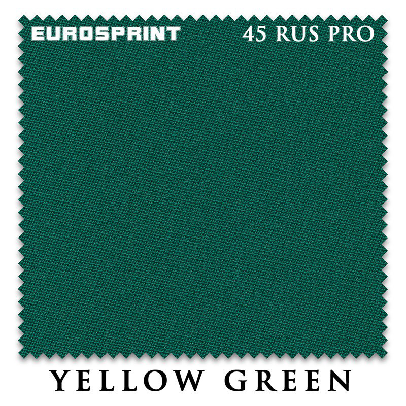 Сукно Eurosprint 45 Yellow Green для більярдного столу