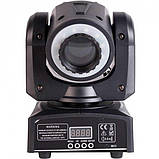 LED світлодіодна голова Mini 60W LED-MW60SP Moving Head Spot Light With Halo, фото 3