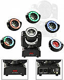 LED світлодіодна голова Mini 60W LED-MW60SP Moving Head Spot Light With Halo, фото 4