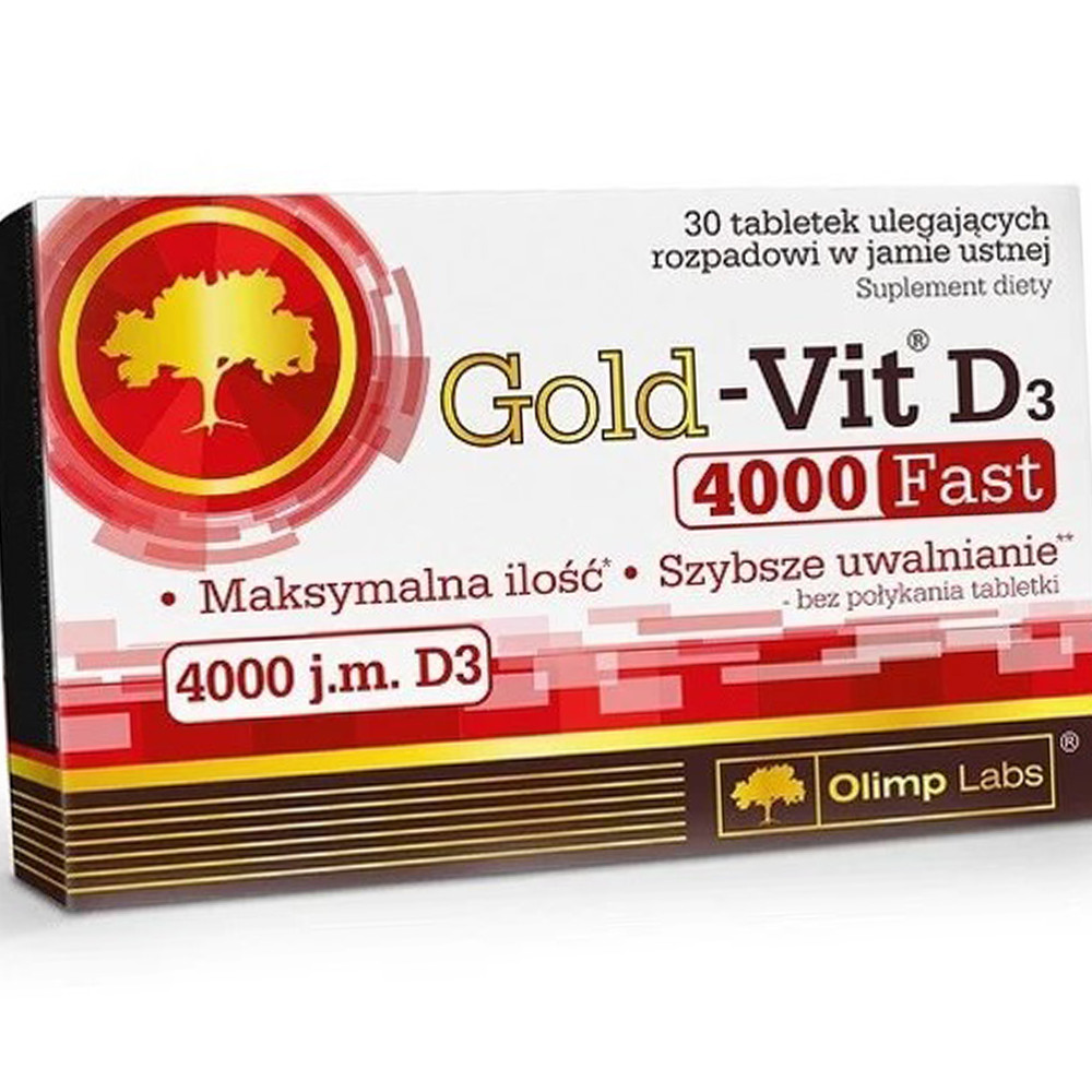 Вітамін Д 4000 OLIMP Gold-Vit D3 Fast 4000 30 таблеток