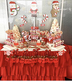 Кенді бари корпоративні новорічні. Новогодний Кенди бар